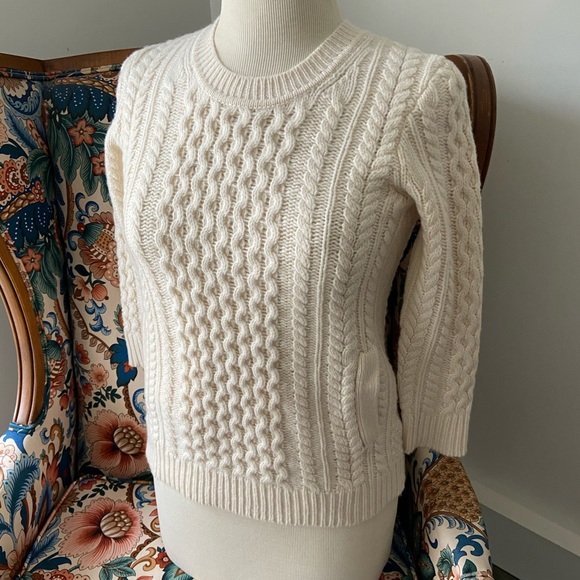 Creamy Knit Wool Sweater J Crew - Picture 2 of 7